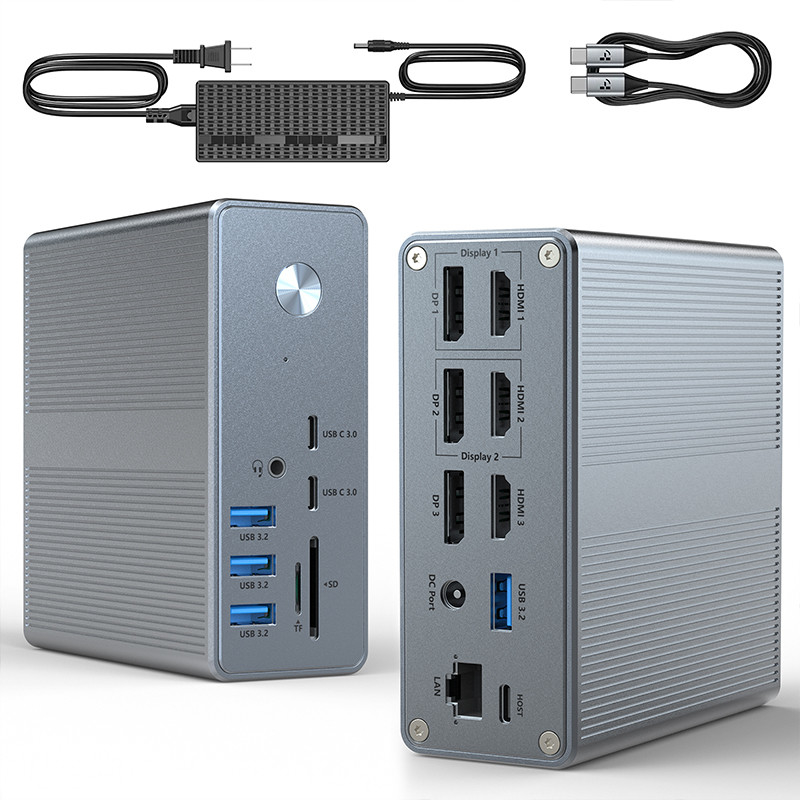 OEM 지원 및 1K 디스플레이 지원과 함께 Windows 8K 디스플레이를 위한 높은 호환성 USB C 어댑터