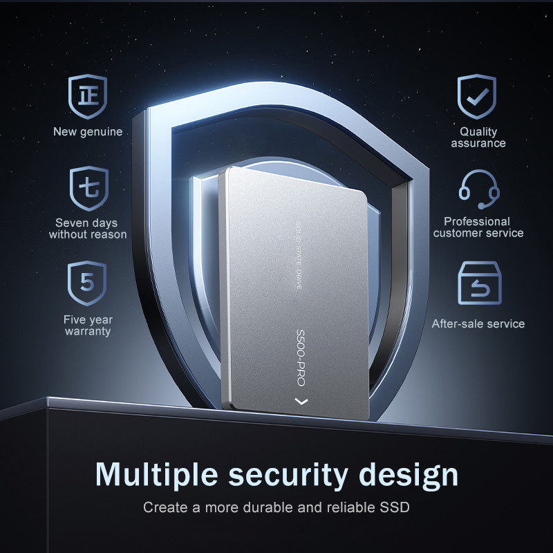 최대 4TB SSD 충격 저항 350G 0.5ms에서 0°C에서 55°C 충격 저항