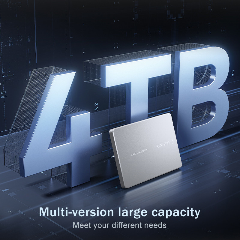 최대 4TB SSD 충격 저항 350G 0.5ms에서 0°C에서 55°C 충격 저항