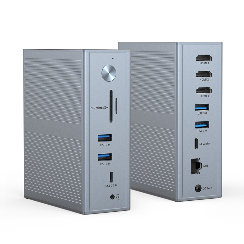 서보센 전원 공급 장치 USB-C PD 100W USB-C 도킹 스테이션