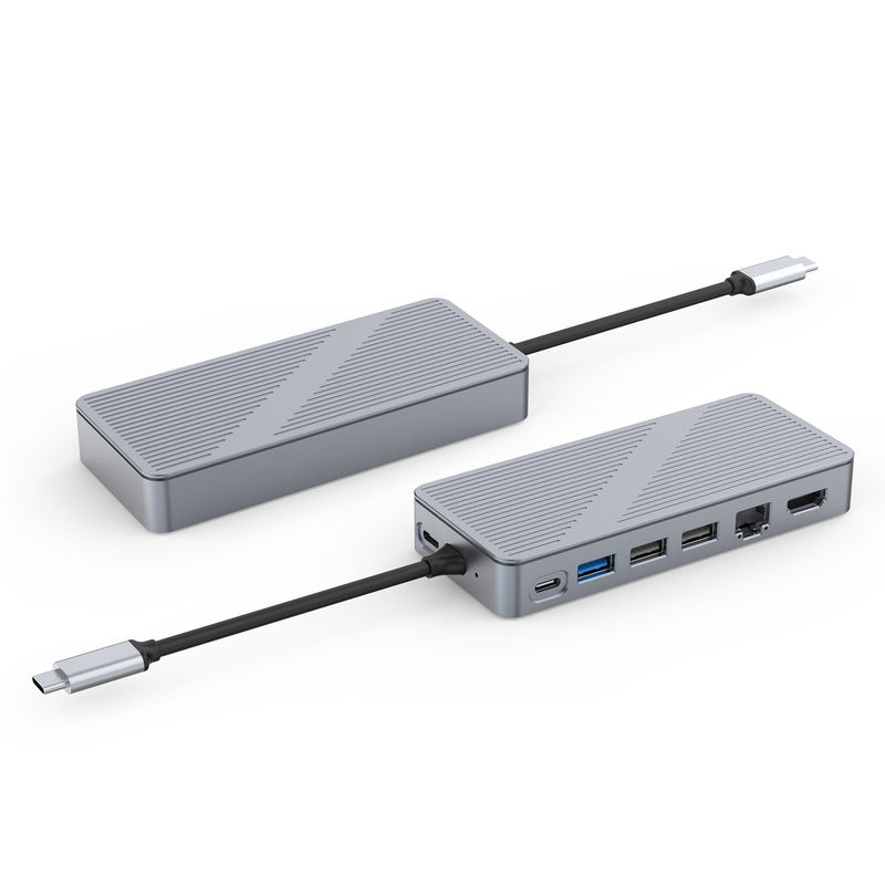 USB-C 도킹 스테이션 USB 3.0 1G 이더넷 4K HDMI (USB C 장치 호환)