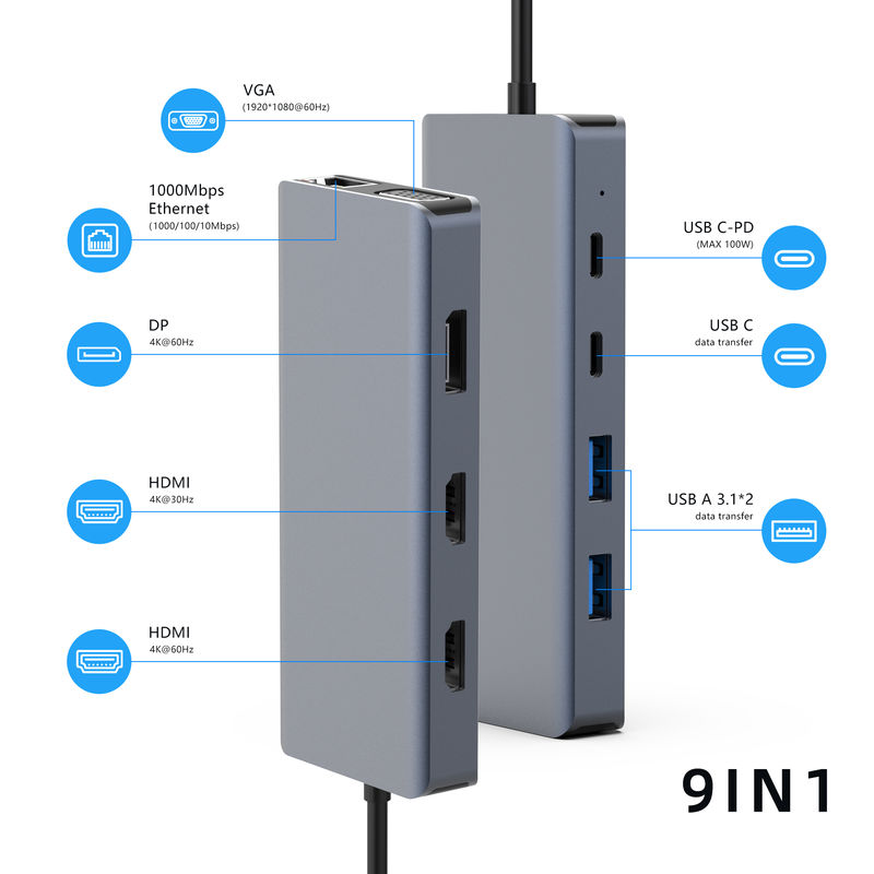 HDMI USB-C 어댑터 변환기로 Mac OS에서 4K 60Hz 디스플레이에 손쉽게 연결