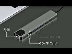 8in1 멀티포트 USB C USB-C 허브 타입 C 3.1 ~ USB 3.0 4K HD HDMI