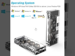 맥북 노트북용 11인1 USB-C 허브 듀얼 HDMI USB 3.0 이더넷 3.5mm 오디오